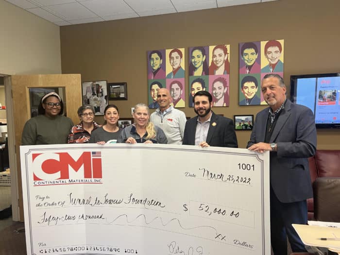 CMI-T2T-202203 Continental Materials community donation